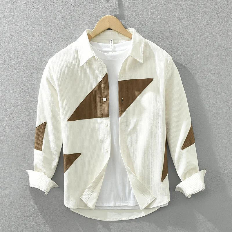 Braxton - Chemise Patchwork - Élégant - Hommes