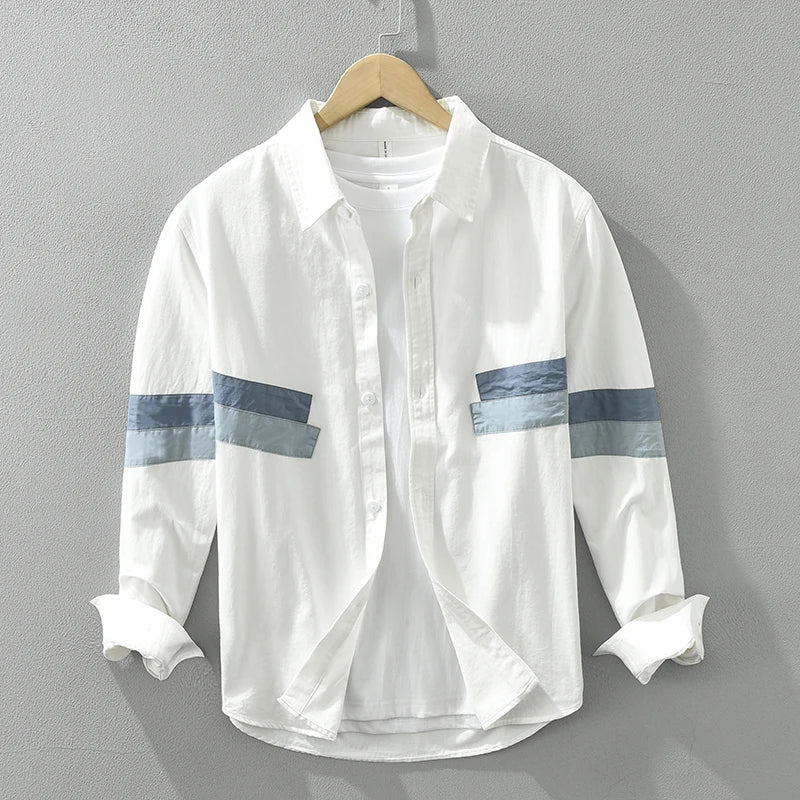 Jeroen - Chemise Patchwork - Coupe Décontractée - Hommes