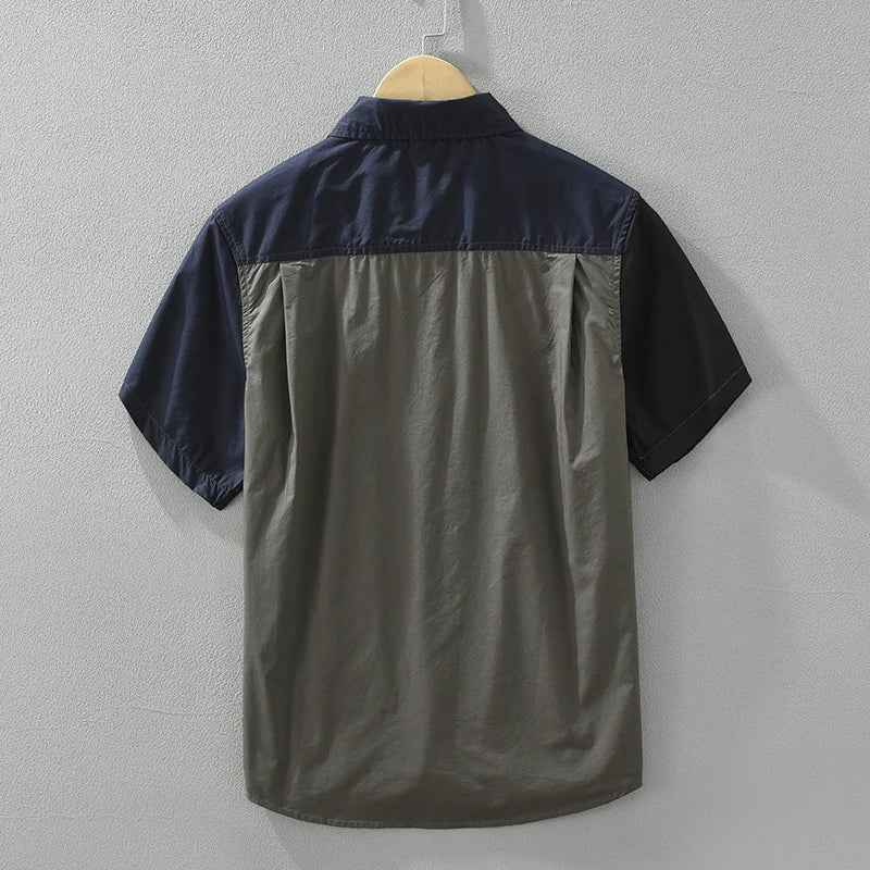 Khalid - Chemise à Patches Décontractée - Tendance - Hommes