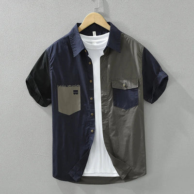 Khalid - Chemise à Patches Décontractée - Tendance - Hommes