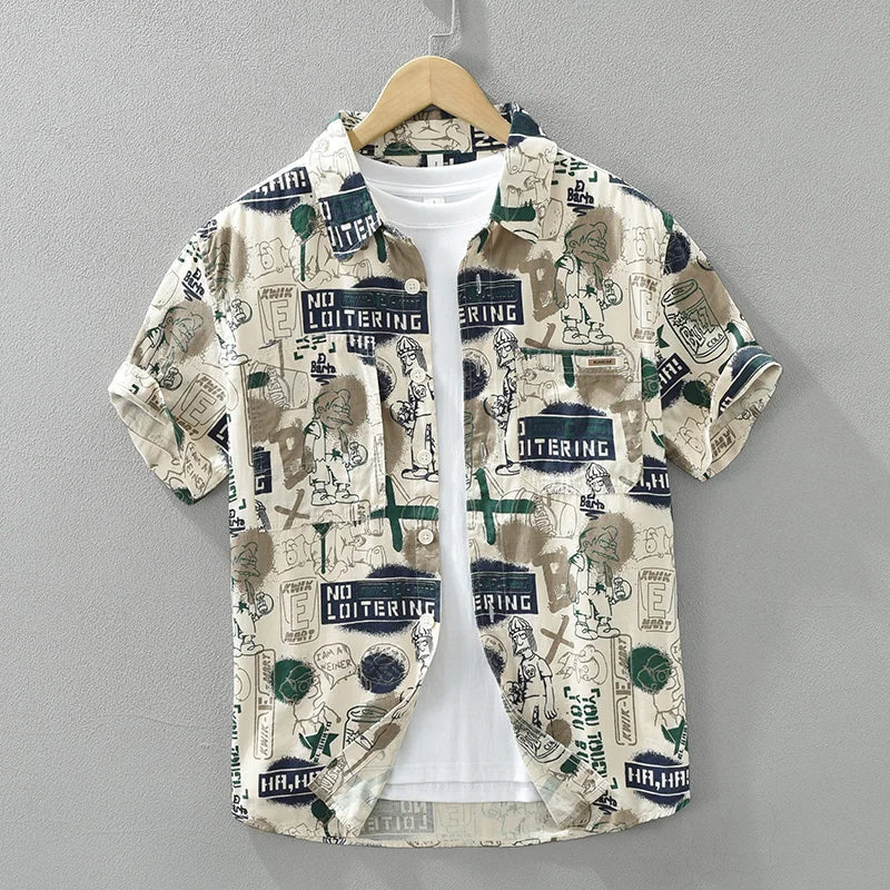 Philip - Chemise Imprimée - Décontractée - Hommes