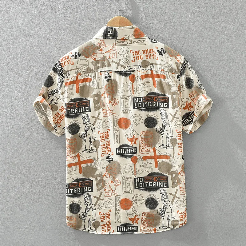 Philip - Chemise Imprimée - Décontractée - Hommes