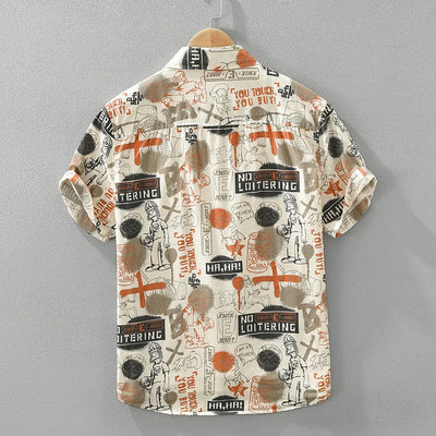 Philip - Chemise Imprimée - Décontractée - Hommes
