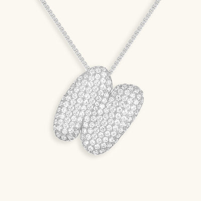 Collier Initiale Diamant – Bubble