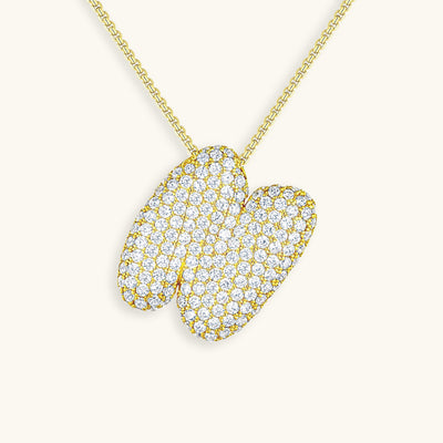Collier Initiale Diamant – Bubble