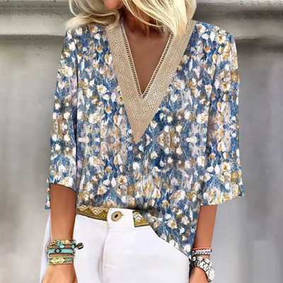 Nica | Blouse élégante avec imprimé floral