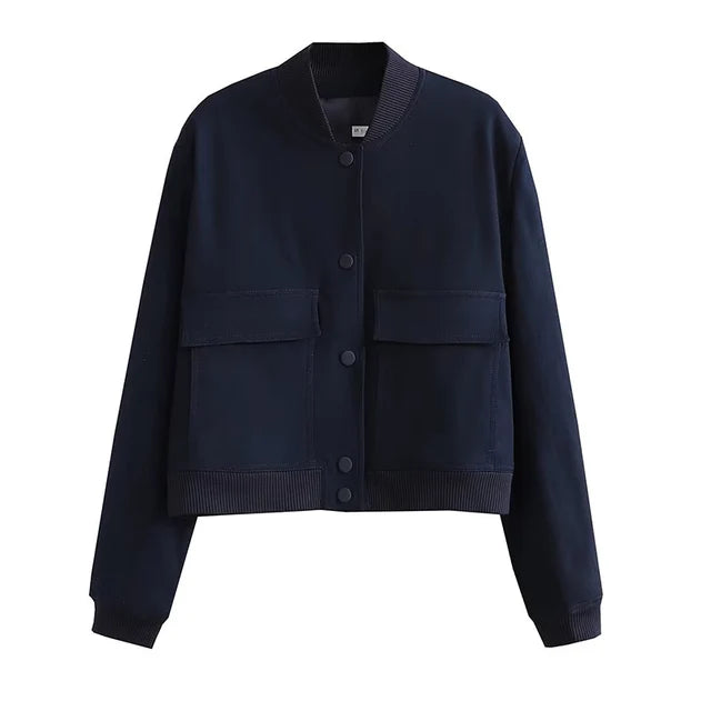 Camille - Veste femme bomber courte