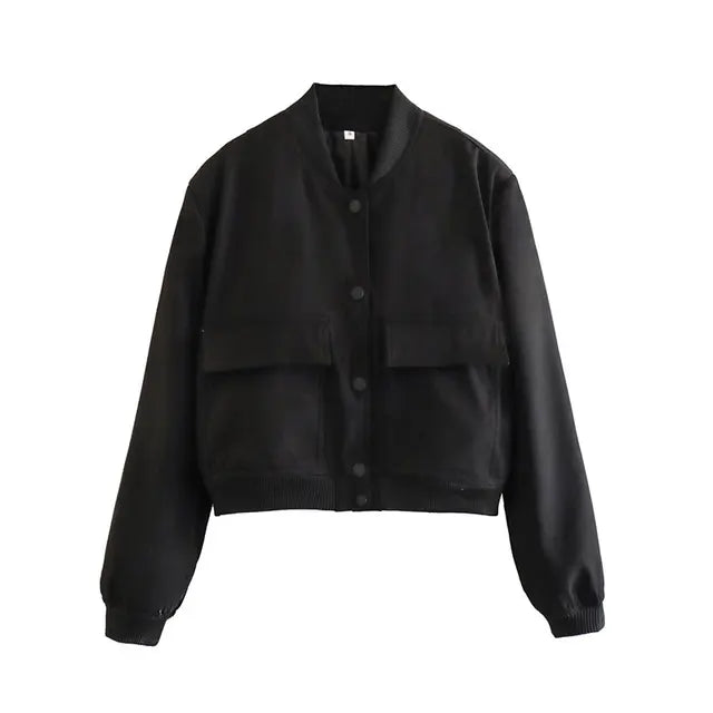Camille - Veste femme bomber courte