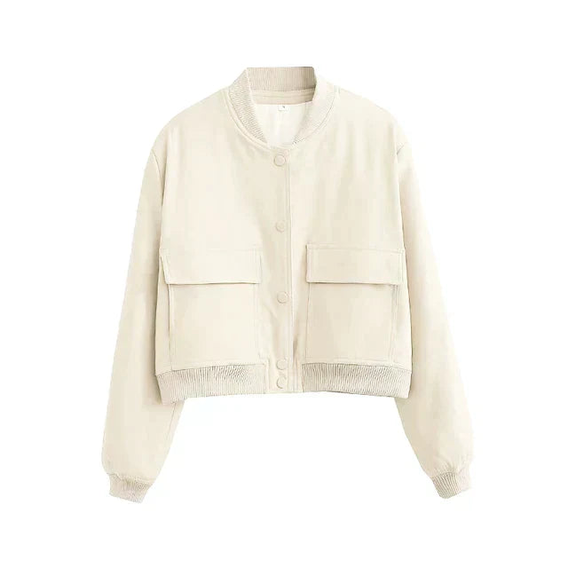 Camille - Veste femme bomber courte