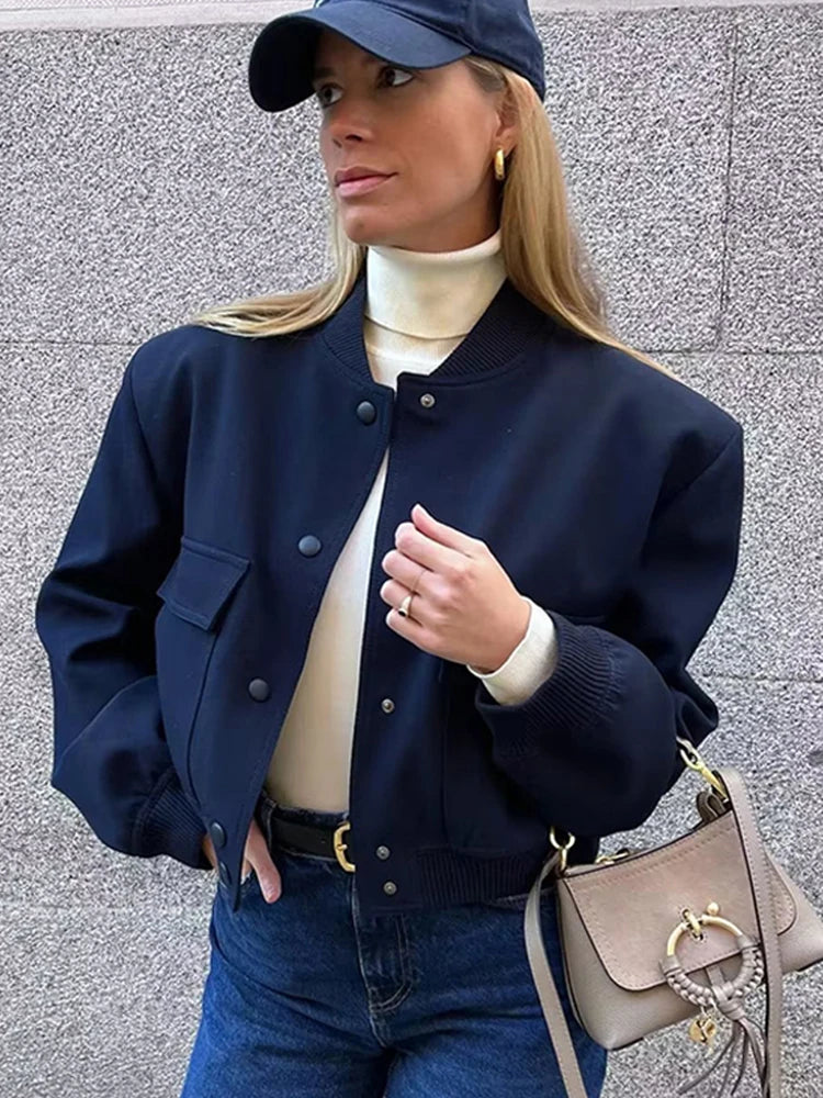 Camille - Veste femme bomber courte