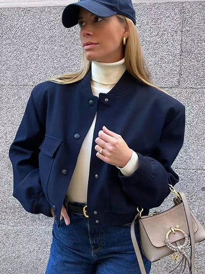 Camille - Veste femme bomber courte