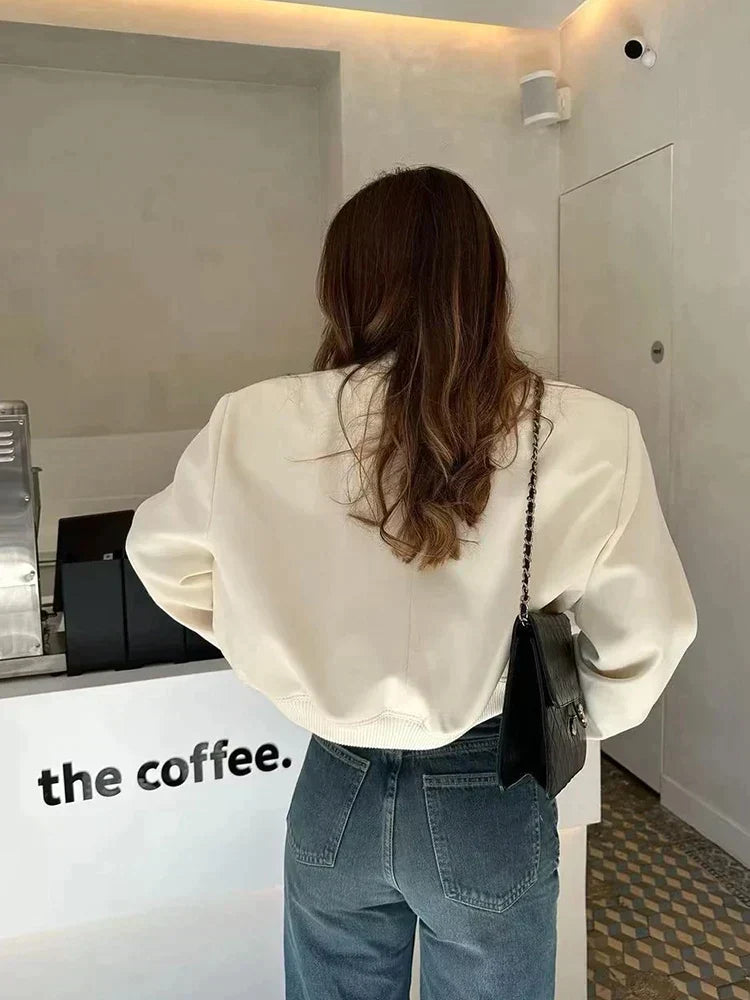 Camille - Veste femme bomber courte