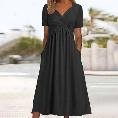 SOFIA – Robe Midi Élégante