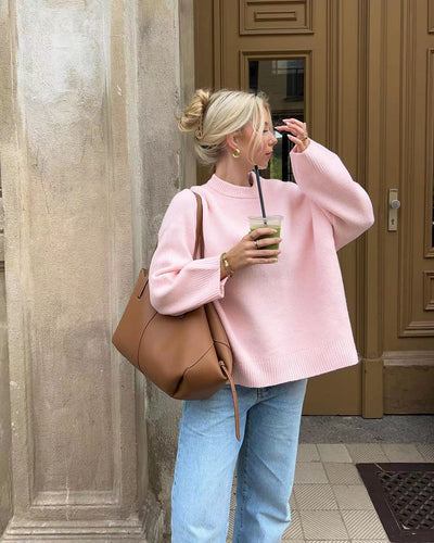Roselyn - Nouveau Pull Tendance À Col Rond