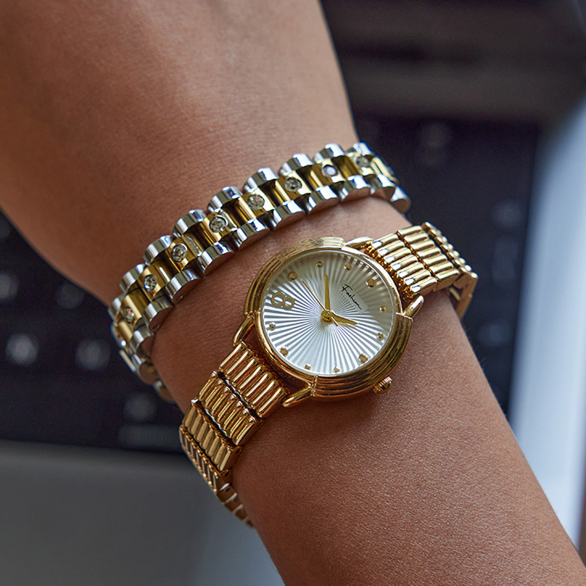 Bracelet Gladia – Style Montre Doré