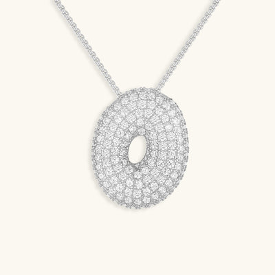 Collier Initiale Diamant – Bubble