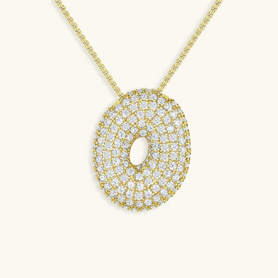 Collier Initiale Diamant – Bubble