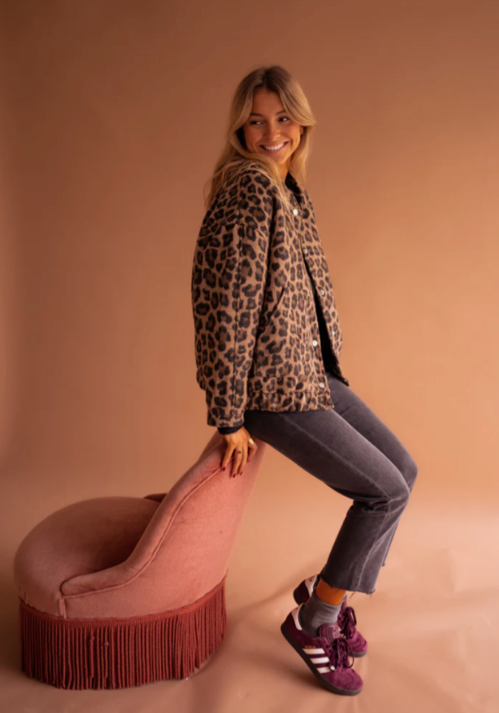 LEONA™ | La veste bomber léopard