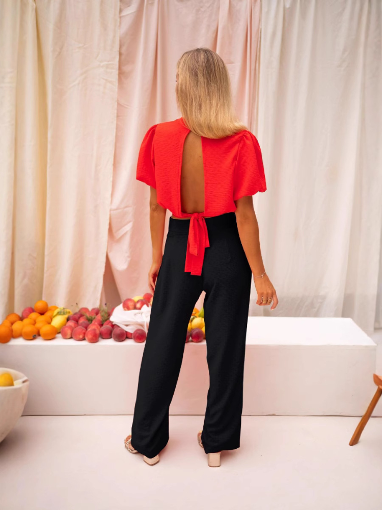 LORENA™ | LA BLOUSE CROPPÉE