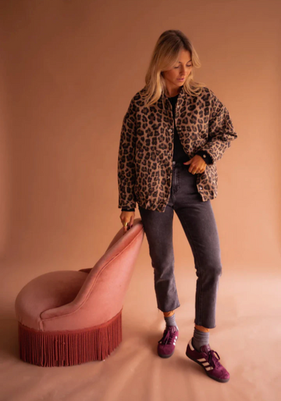LEONA™ | La veste bomber léopard