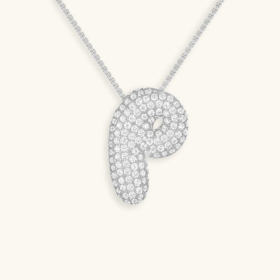 Collier Initiale Diamant – Bubble