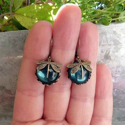 Boucles d'oreilles Libellule Antika Guld