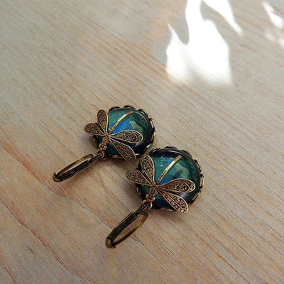 Boucles d'oreilles Libellule Antika Guld
