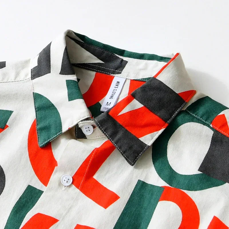 Wayne - Chemise Imprimée - Style Audacieux - Hommes