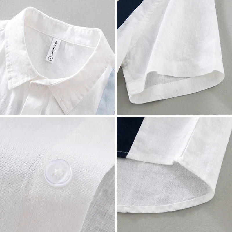 Jeroen - Chemise en Lin - Décontracté - Hommes