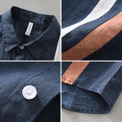 Jeroen - Chemise en Lin - Décontracté - Hommes