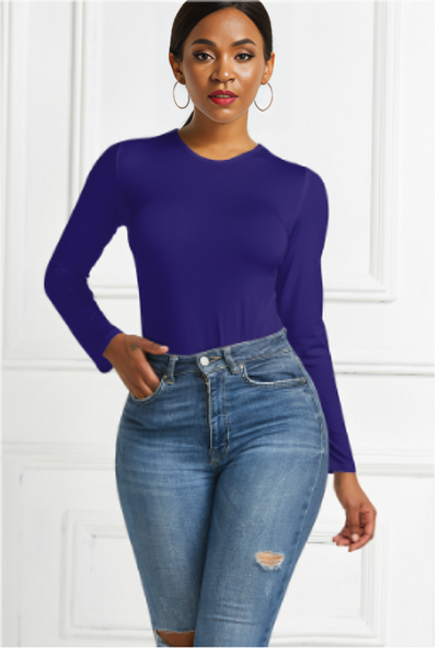 Ellemijn - Body femme - Ajusté et confortable avec manches longues