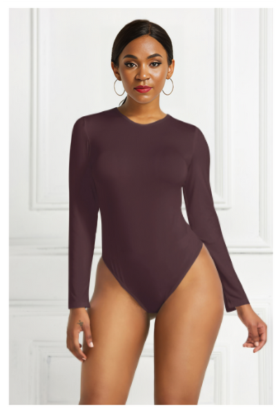 Ellemijn - Body femme - Ajusté et confortable avec manches longues