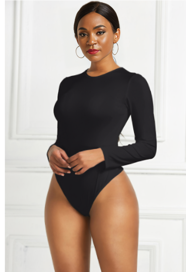 Ellemijn - Body femme - Ajusté et confortable avec manches longues