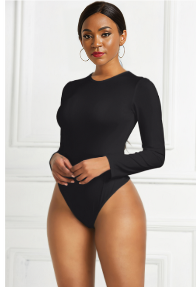 Ellemijn - Body femme - Ajusté et confortable avec manches longues