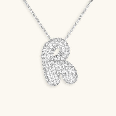 Collier Initiale Diamant – Bubble