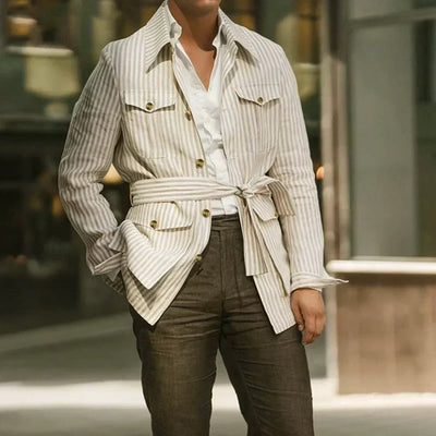 Carl - Chemise décontractée - Rayures classiques - Hommes