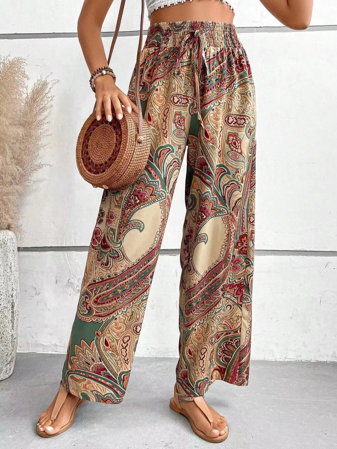 Analyn | Pantalon large bohème