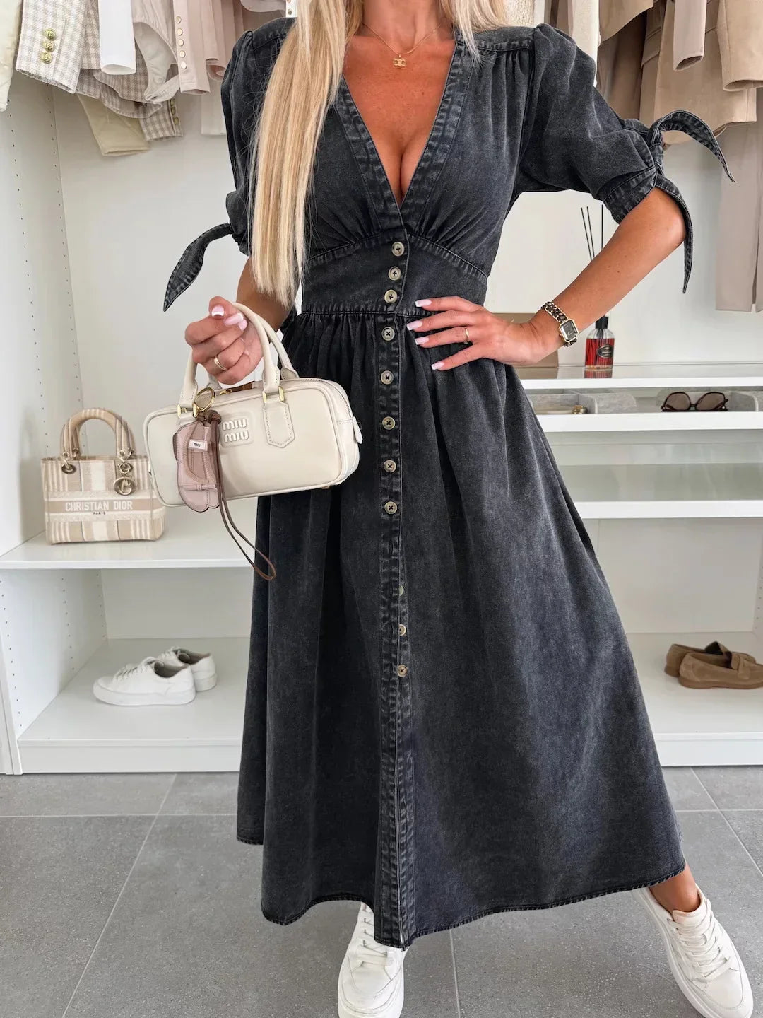 Jessie | Robe charme en denim