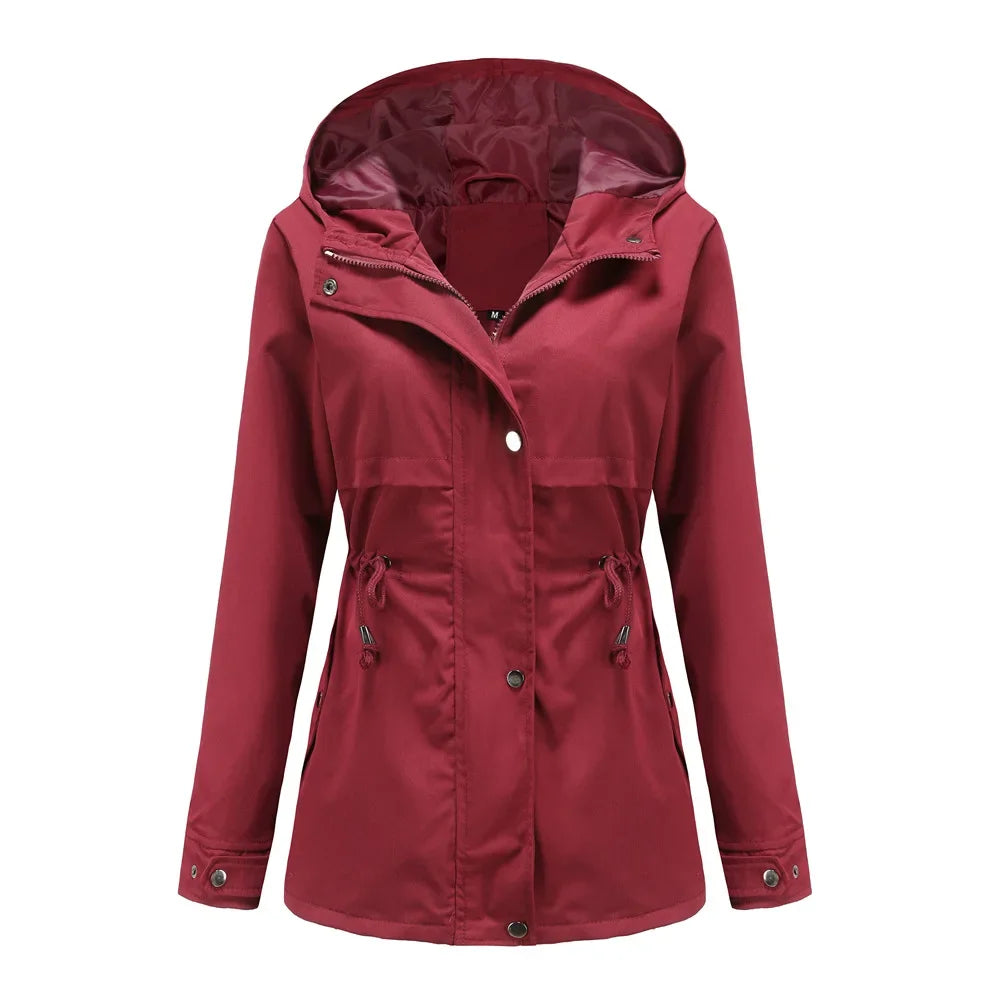 Madeleine - Manteau Imperméable À Capuche