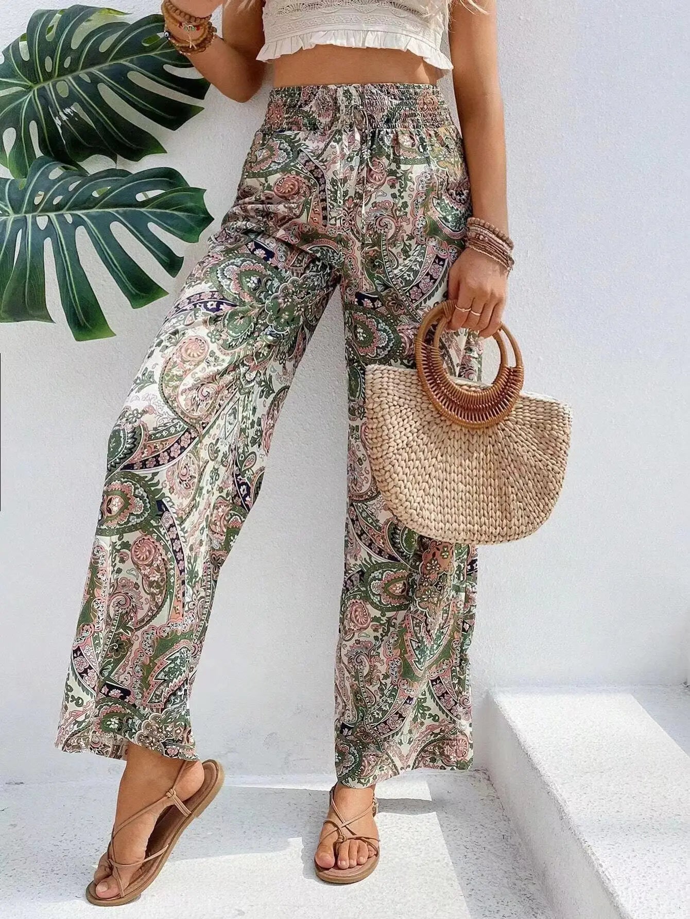 Analyn | Pantalon large bohème