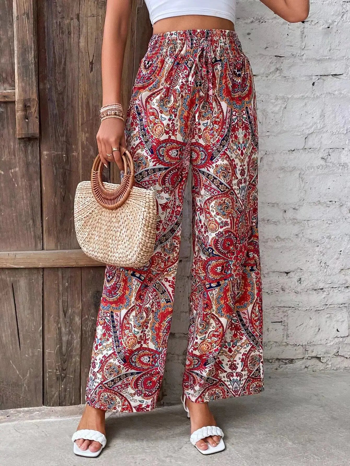 Analyn | Pantalon large bohème