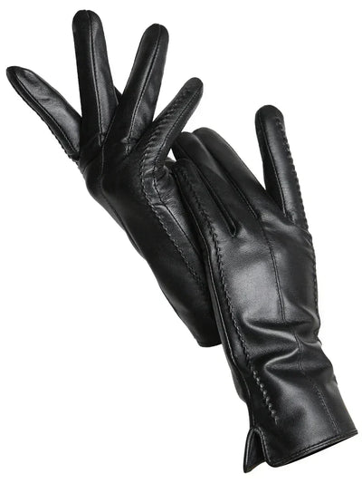 Isabelle – Gants D’Hiver En Cuir Chaud, Stylés Et Durables