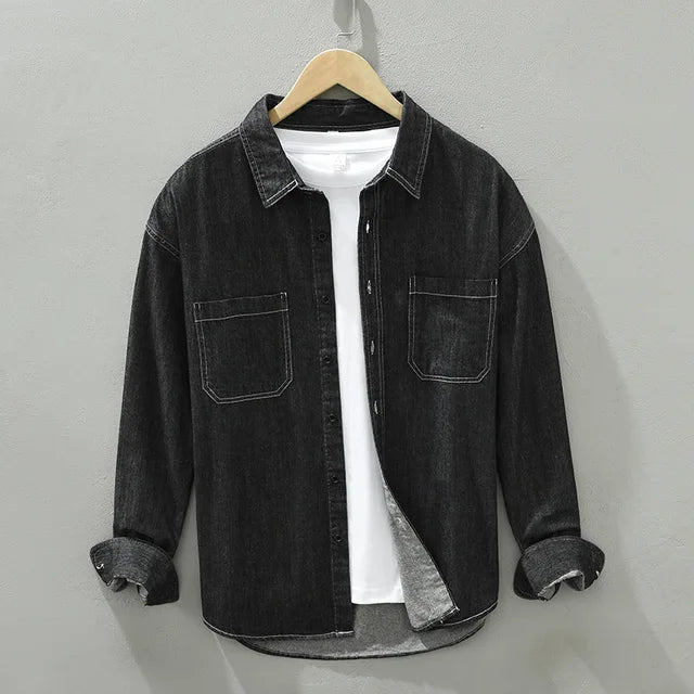 Ezechiël - Chemise en Denim - Intemporel - Hommes