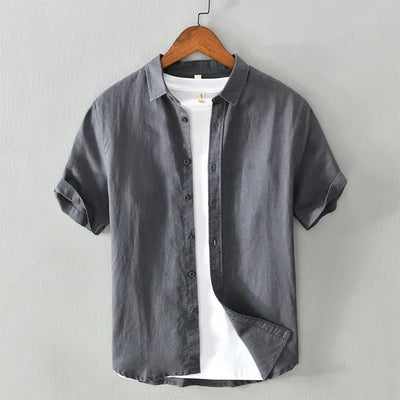 Preston - Chemise en lin décontractée - Intemporelle - Hommes