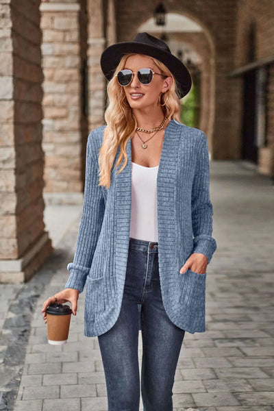Charlotte – Gilet En Maille Avec Poches Pratiques, Tendance Et Fonctionnel