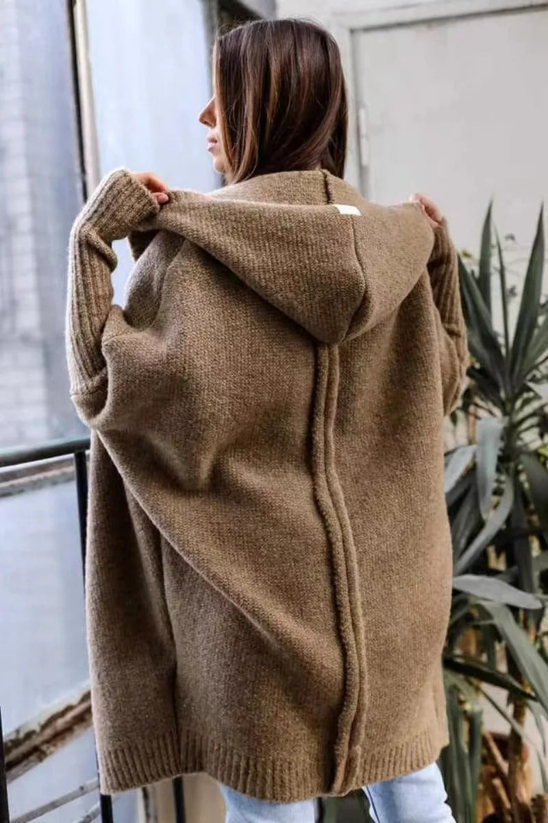 Lucille – Gilet Long En Maille, Confortable Et Stylé Pour L’Hiver