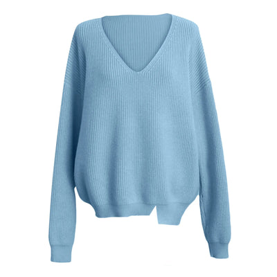 Ariane - Pull Oversize À Manches Longues Et Col En V Profond