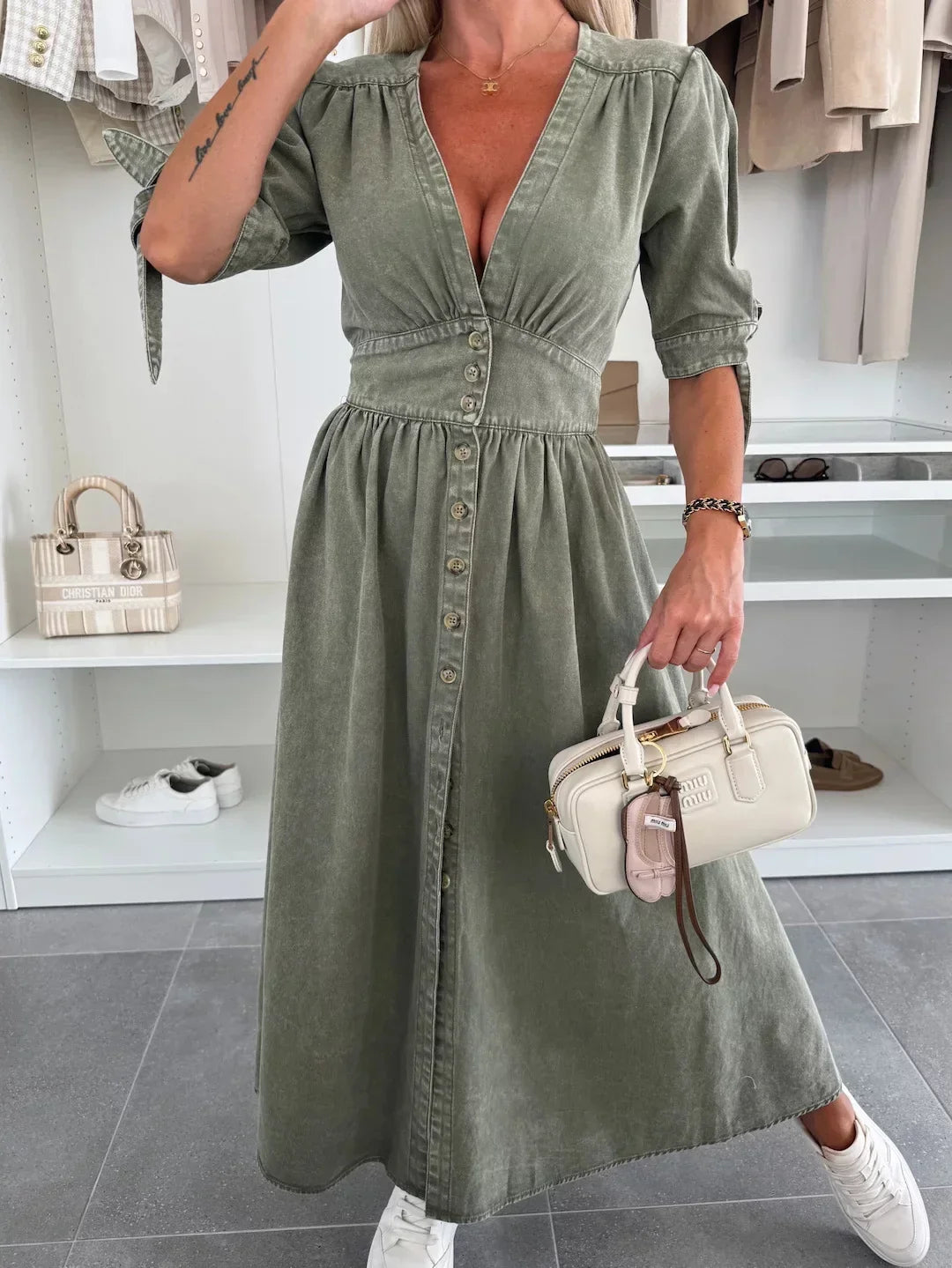 Jessie | Robe charme en denim