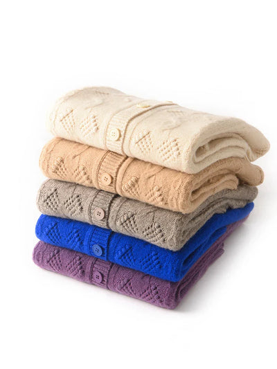 Justine - Cardigan Confortable En Laine Artificielle