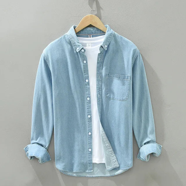 Ezechiël - Chemise en Denim - Intemporel - Hommes